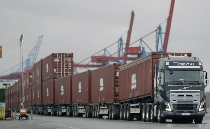 Watch This Volvo Big Rig Tow 750 Tons | AutoGuide.com