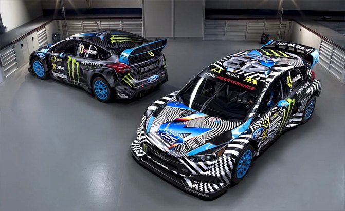 Ken Block's Rallycross Ford Focus RS RX Looks Ready to Wreak Havoc