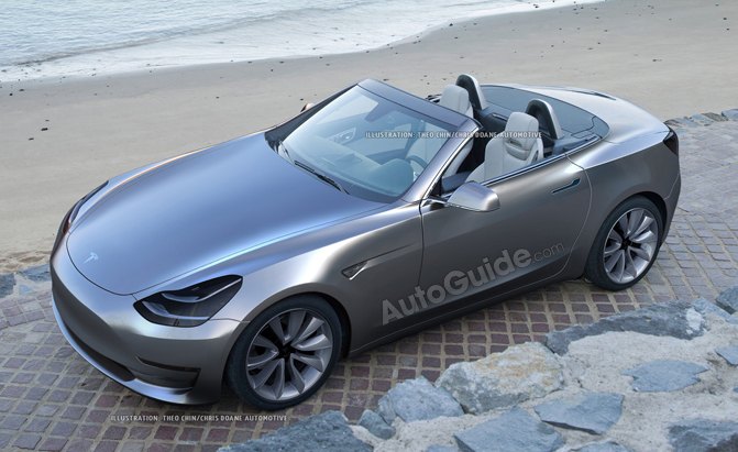 Renders Show a Tesla Roadster That Doesn't Look Like a Lotus