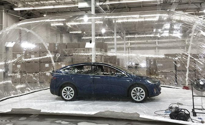 Tesla Model X Puts Its Bioweapon Defense Mode to the Test