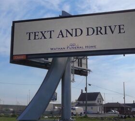 Fake Funeral Home Puts Up Clever Billboard to Curb Texting and Driving