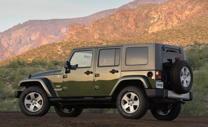 Older Jeep Wranglers Recalled Over Airbag Issue