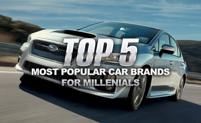 Top 5 Most Popular Car Brands for Millennials