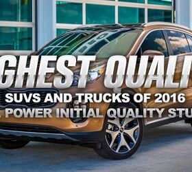 Highest Quality SUVs and Trucks of 2016: J.D. Power Initial Quality Study