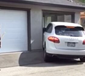 video of porsche cayenne failing to park helps police catch hit and run teenaged