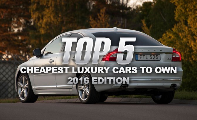 Top 5 Cheapest Luxury Cars to Own: 2016 Edition