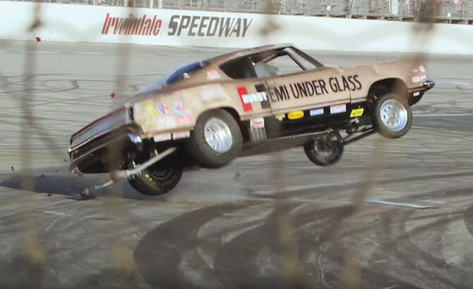 watch jay leno s ride in a 2500 hp drag racer go wrong