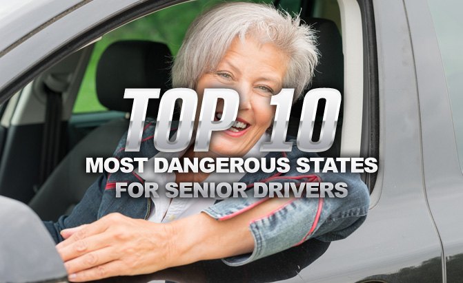 top 10 most dangerous states for senior drivers