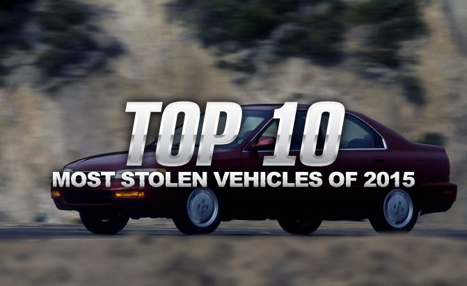 Top 10 Most Stolen Vehicles of 2015