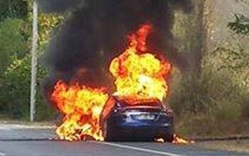 Tesla Model S Catches Fire During Test Drive in France