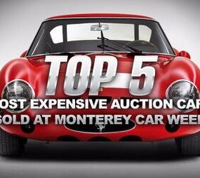 Top 5 Most Expensive Auction Cars Sold at Past Monterey Car Weeks