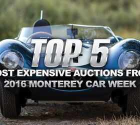 Top 5 Most Expensive Cars Sold During 2016 Monterey Car Week