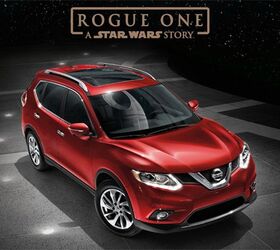 the nissan rogue is helping promote rogue one a star wars story