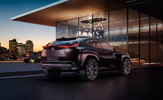 Lexus UX Concept Revealed From the Rear