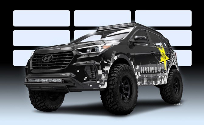 Hyundai Santa Fe Ready to Go Off-Road Thanks to Rockstar