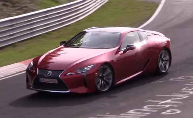 Lexus LC500 Caught on Video Doing Laps at the Nurburgring