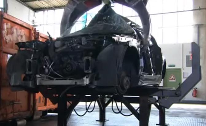 Shed a Tear as You Watch These BMWs Get Crushed