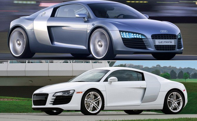 top 10 production cars that look just like their concepts