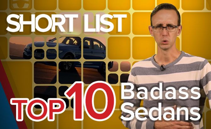 the short list top 10 badass sedans