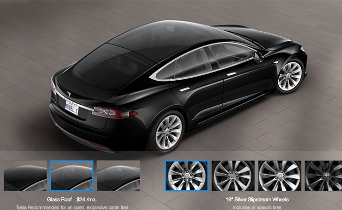 Tesla Model S Gets New Glass Roof Option