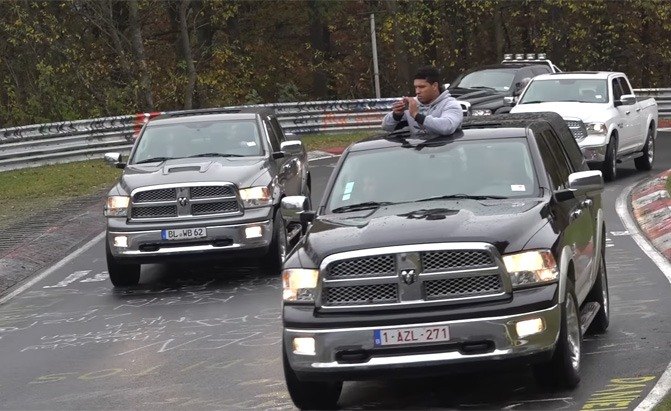 Over 1,000 Ram Pickups Gathered at an Unlikely Place
