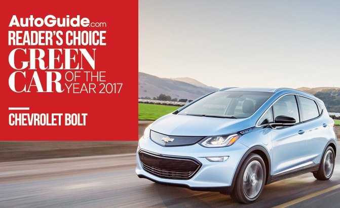 Chevrolet Bolt Wins 2017 AutoGuide.com Reader's Choice Green Car of the Year Award