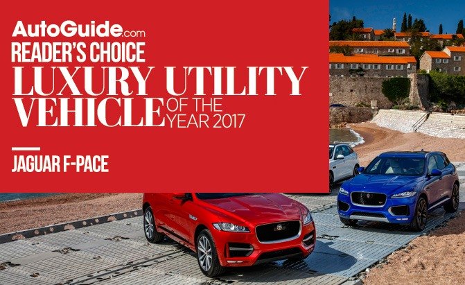 Jaguar F-Pace Wins 2017 AutoGuide.com Reader's Choice Luxury Utility Vehicle of the Year Award