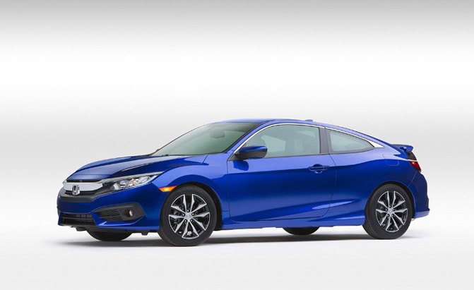 Dynamically Styled, More Powerful and Fuel-Efficient 2016 Honda Civic Coupe Makes First Public Appearance at Los Angeles Auto Show (PRNewsFoto/American Honda Motor Co., Inc.)