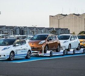 nissan is putting self driving leafs to work