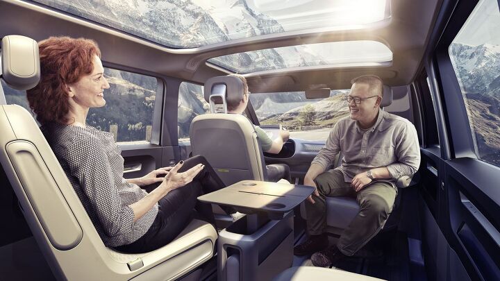 volkswagen id buzz concept debuts as microbus of the future