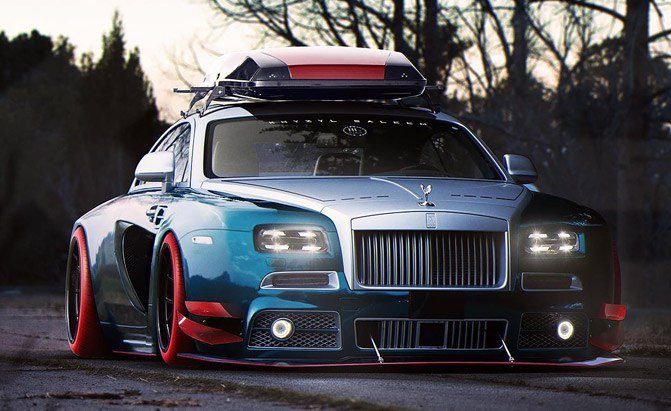 here s the most ridiculous rolls royce wraith you ll ever see