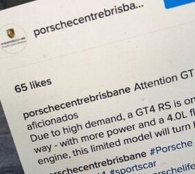 A Porsche Dealer Just Spilled the Beans on the Cayman GT4 RS