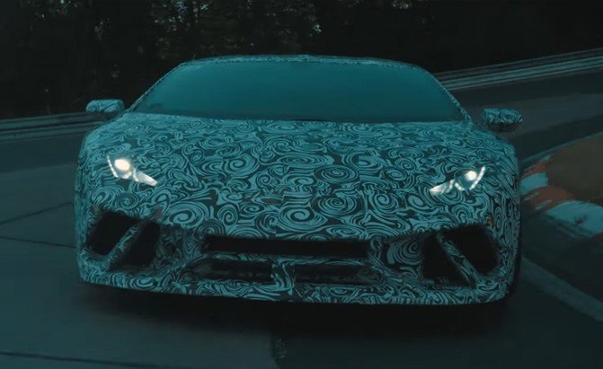 Lamborghini Continues to Tease Its Nurburgring-Dominating Supercar