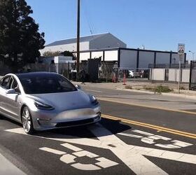 Tesla Model 3 Prototype Caught Cruising Down the Street