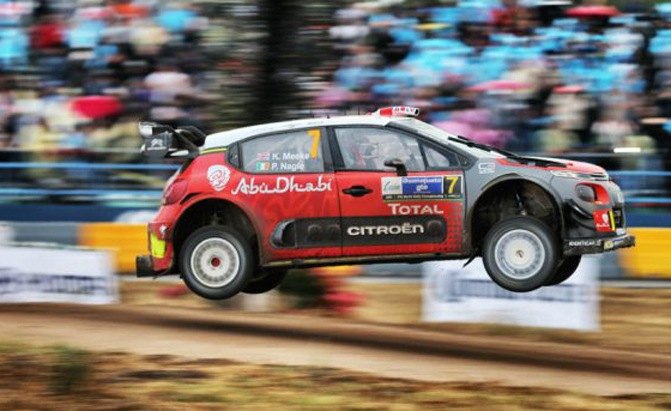 WRC Race Car Goes Off Course and Still Manages to Win the Race