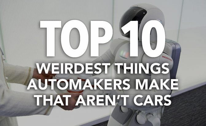 Top 10 Weirdest Things Automakers Make That Aren't Cars