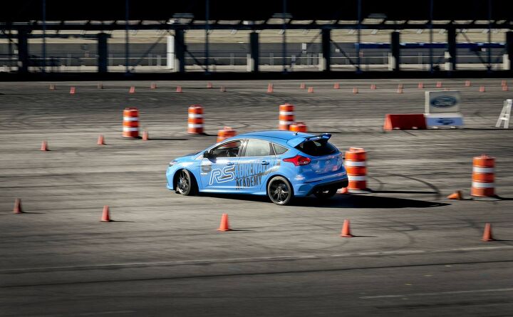 blindfolded thrills at ford performance racing school