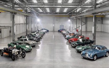 Watch Classic Aston Martins Drift All Over the Brand's New Factory