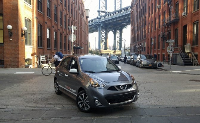 Driving the Small Made-for-Canada Nissan Micra in America's Biggest City