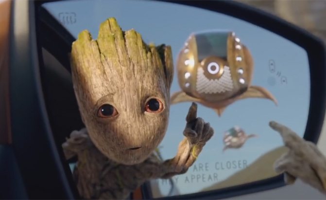 baby groot helps promote ford s baby suv
