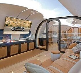 pagani designs a private jet interior and the result is exactly what you d expect