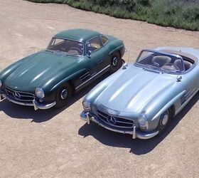 Pair of Unrestored Mercedes Gullwings Heading to Auction