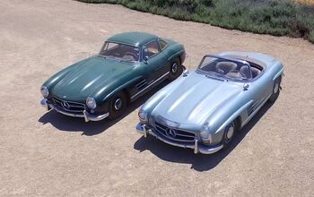 Pair of Unrestored Mercedes Gullwings Heading to Auction