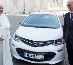 The New Popemobile is a Chevy Bolt in German Clothes