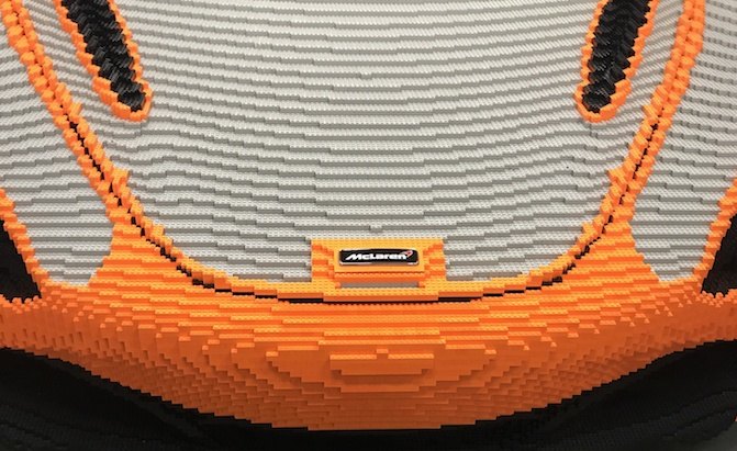 the mclaren 720s is coming to goodwood but it will be made of lego
