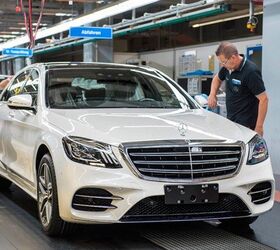 watch a new mercedes s class drive itself off the assembly line