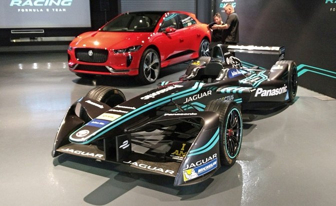 Jaguar I-Pace is the Center of Attention for Formula E Team