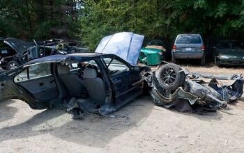 BMW Cut in Half in Freak Accident