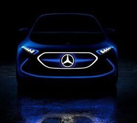 mercedes benz teases its all electric hatch concept