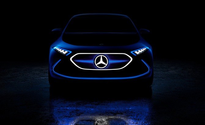 Mercedes-Benz Teases Its All-Electric Hatch Concept